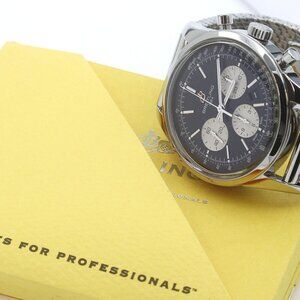 BREITLING Transocean AB0151 Chronograph black Dial Automatic Men's Watch_880579